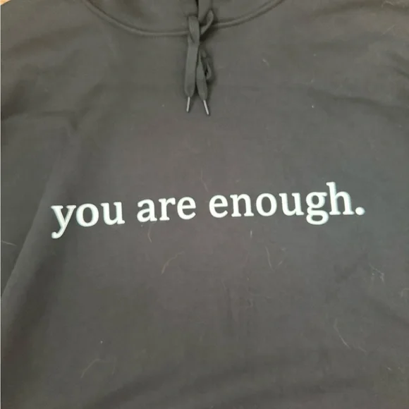 Hoodie sweatshirt Keep the kids safe Black Grand Mingo You are enough Red XL - Picture 6 of 13